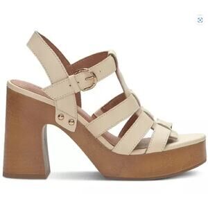 Lucky Brand Women's Imana Strappy Slingback Platform Dress Sandals - Size 8.5